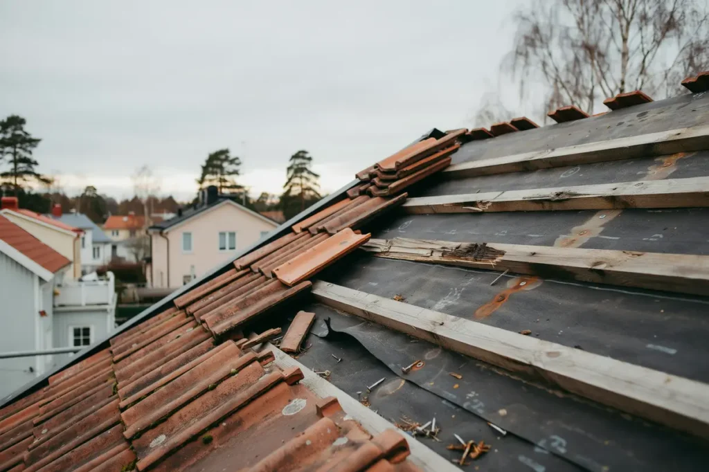 l ktbyte p taket tecken p r tskador r tt uppbyggnad och n r det r dags att agera