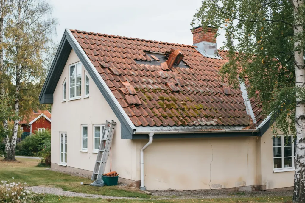 augusti r r tt tid f r tak versyn fixa sm skador innan h stregn och stormar sl r till